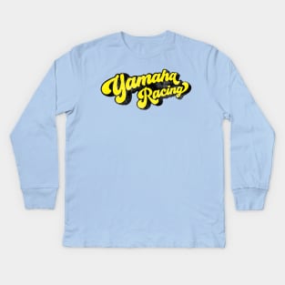 70's Yamaha Racing Kids Long Sleeve T-Shirt